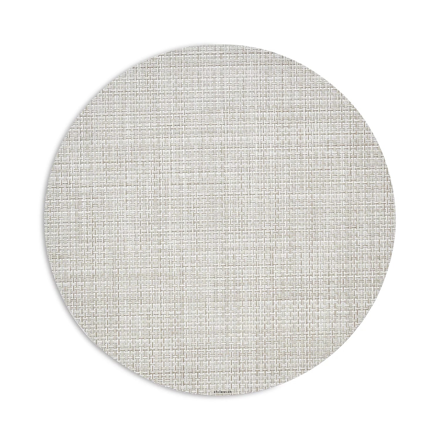 Chilewich Round Basketweave Placemat Natural, Margo&